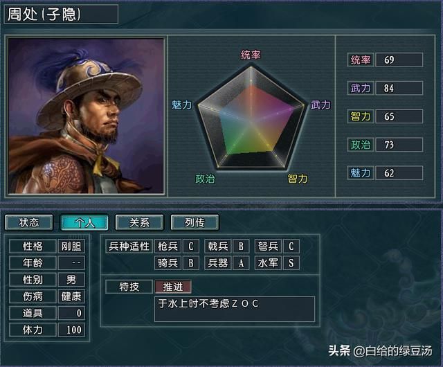 三国志11番外：游戏中各个时期的第一武将，经得起考验吗？
