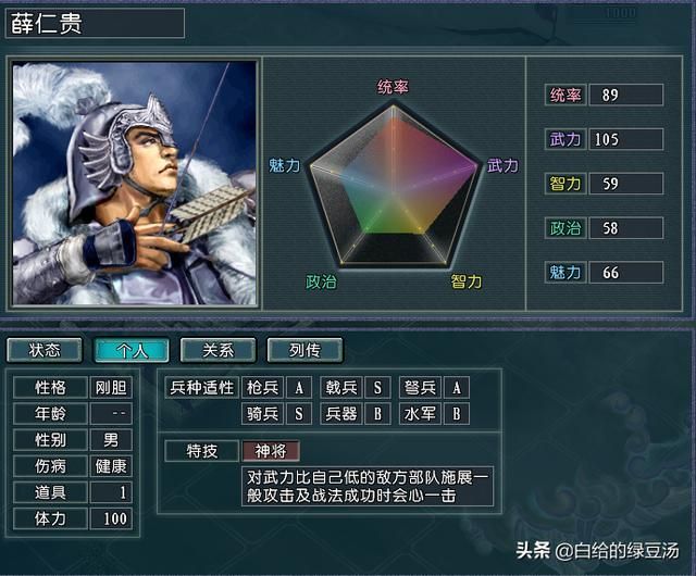 三国志11血色衣冠：被光环系统拒之门外的武将，实在令人可惜
