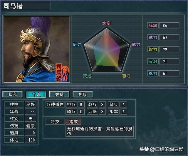 三国志11血色衣冠：部分特技隐藏效果解析