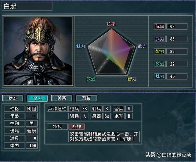 谁是最强光环将？三国志11：各属性光环最强者花落谁家？