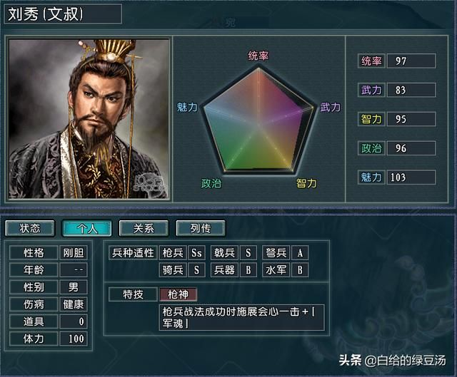 谁是最强光环将？三国志11：各属性光环最强者花落谁家？