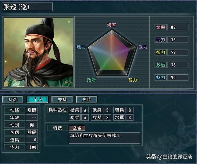 三国志11：特殊的83统率，有哪些代表武将呢？（血色、逐鹿）
