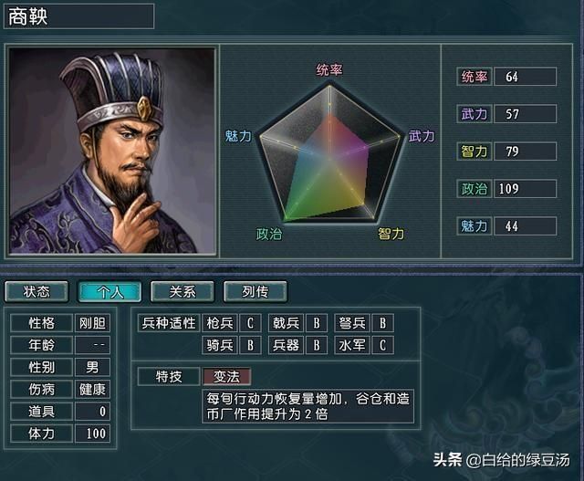 三国志11血色衣冠：暴力二星势力霸主大秦，占尽天时地利人和