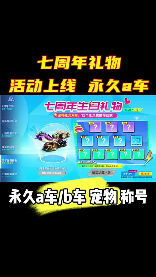qq飞车生日奖励能领几次 生日福利规则说明