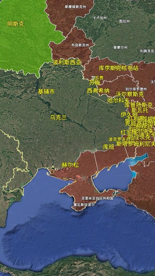 俄乌战争最新地图对比看一个月来战线变化