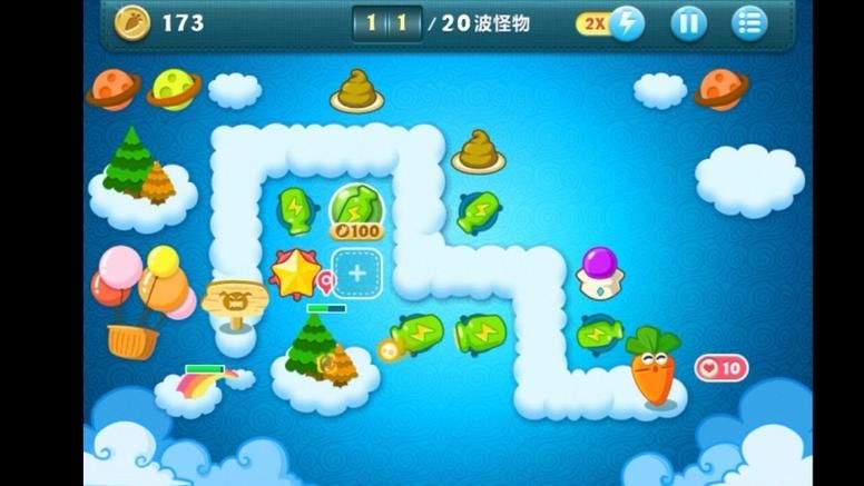 保卫萝卜天际12最新玩法 解锁隐藏关卡全攻略