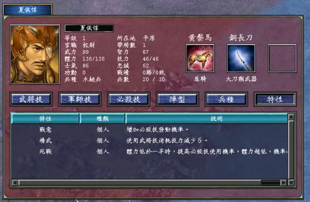三国群英传7：玩家最喜欢的武将个人特性排行榜