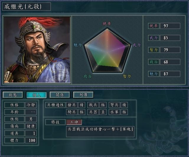 三国志11血色衣冠中主力部队武将推荐(五大神将评价用法分享)