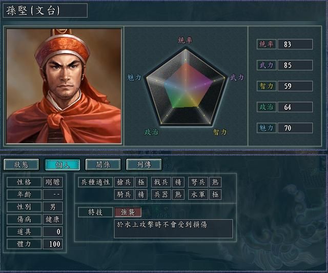 三国志11修改器sire2.0d全特技评测3（游侠特技调整内容）
