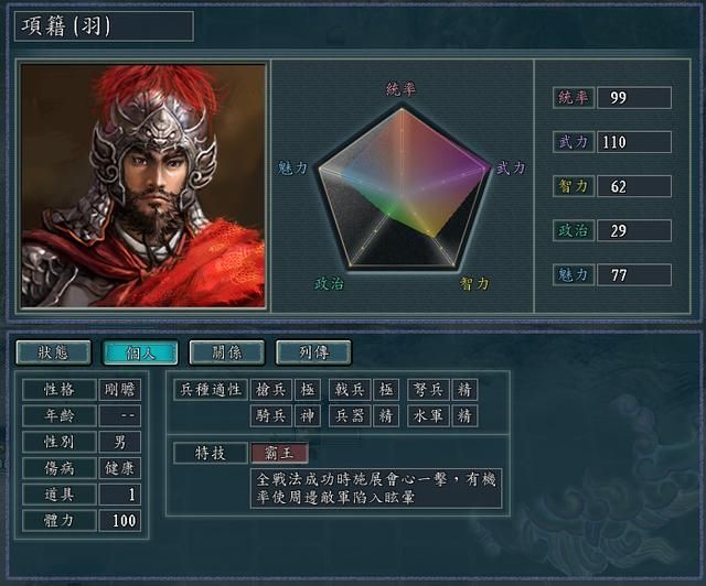 血色衣冠武力属性还有啥用（武将武力值决定的五个用处）