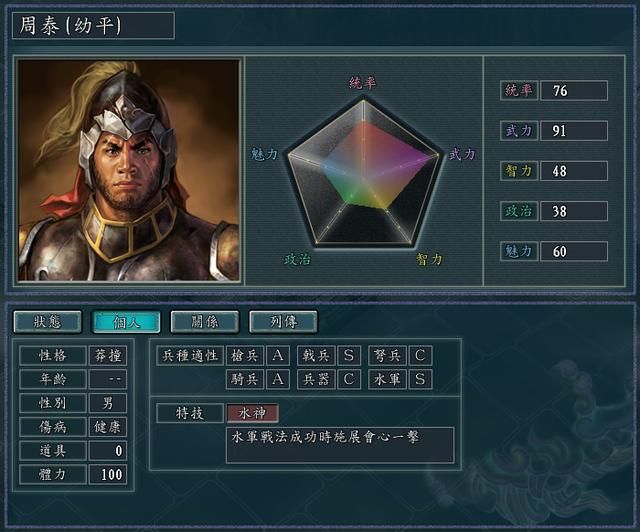 三国志11全特技测评合集07（枪神特技触发条件及评级一览）