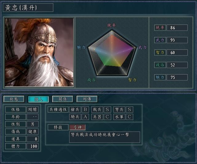 三国志11全特技测评合集07（枪神特技触发条件及评级一览）