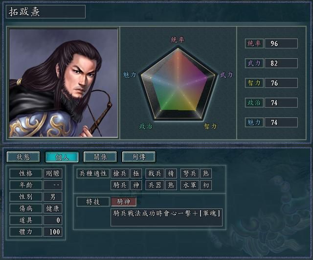 三国志11血色衣冠5.0哪个势力好玩（拓跋珪势力强度全评测）