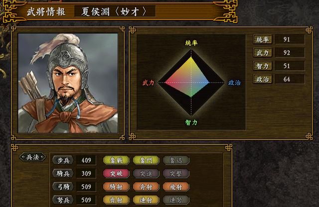 三国志9里面哪些是飞射小能手（三国志9习得飞射技能武将一览）