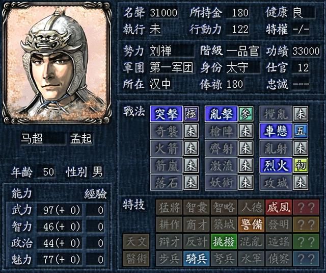 三国志8蜀国五虎上将都是何时登场的（五虎上将优缺点详解）