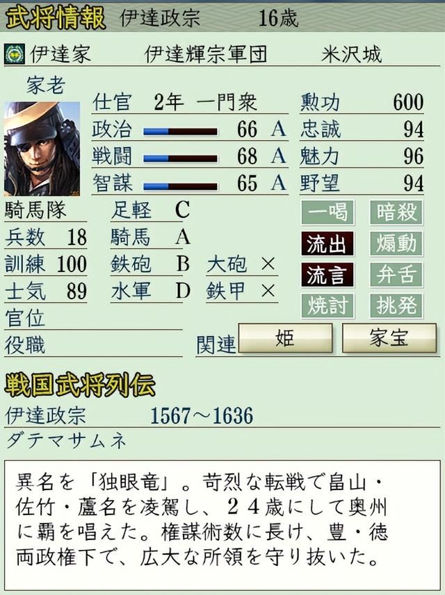 信长之野望6哪些将领骑兵等级最高(盘点骑兵技能A或以上的武将)