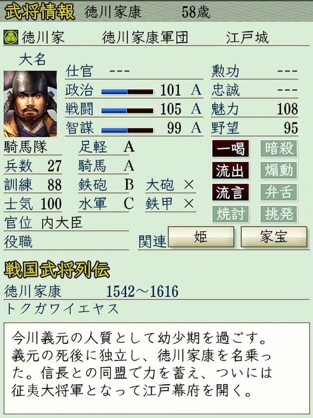 信长之野望6哪些将领骑兵等级最高(盘点骑兵技能A或以上的武将)