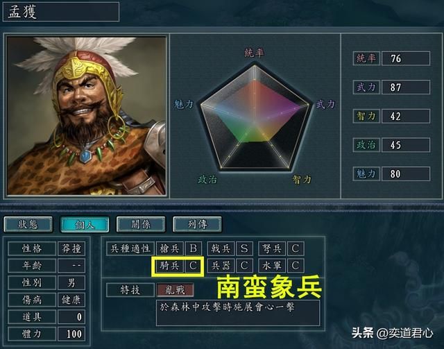 三国志11哪些武将的兵种适性设定有问题(不符武将表现的六个兵种设定)