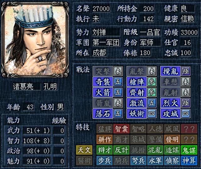 三国志8哪些武将拥有特殊技能(盘点三国志8中七个特殊技能武将)