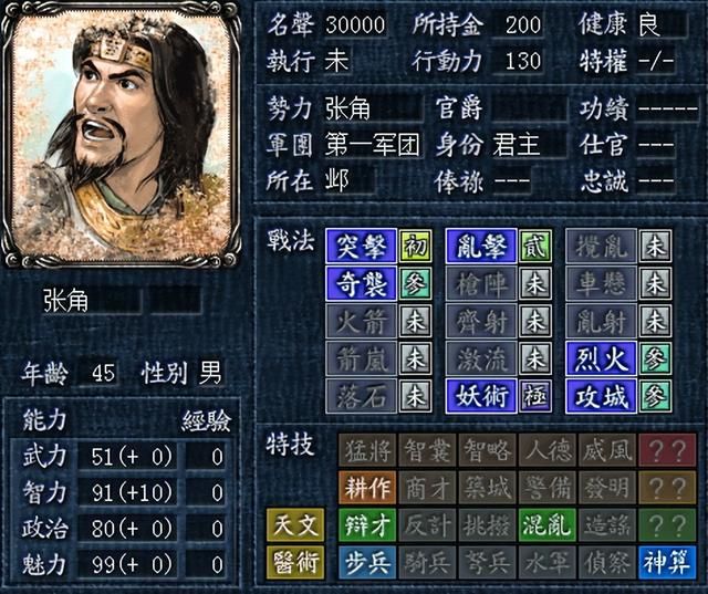 三国志8哪些武将拥有特殊技能(盘点三国志8中七个特殊技能武将)