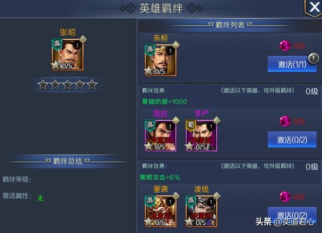 帝王之路张昭英雄怎么样(张昭属性战法英雄羁绊介绍)