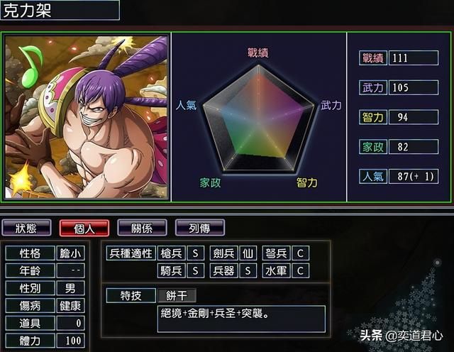 三国志11漫舞春秋夏洛特玲玲阵营有哪些武将（夏洛特玲玲全武将一览）