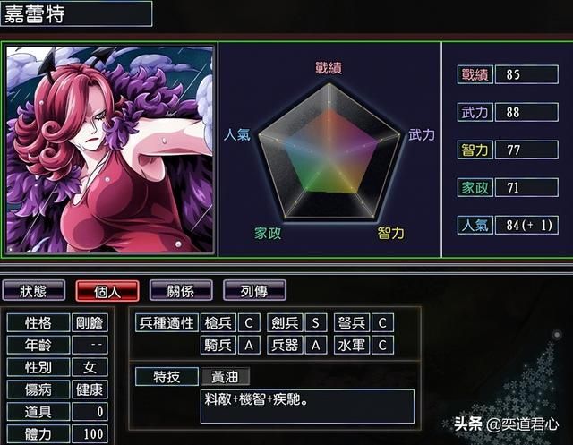 三国志11漫舞春秋夏洛特玲玲阵营有哪些武将（夏洛特玲玲全武将一览）