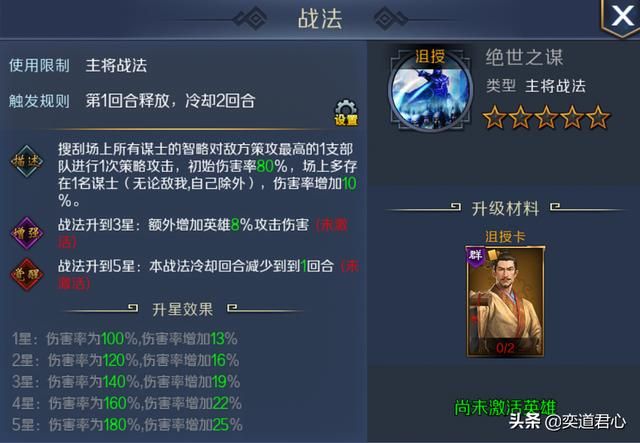 帝王之路沮授英雄怎么样(沮授属性战法英雄羁绊介绍)