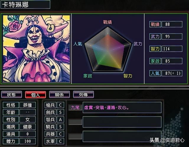 三国志11漫舞春秋黑胡子阵营有哪些武将(黑胡子蒂奇全武将一览)