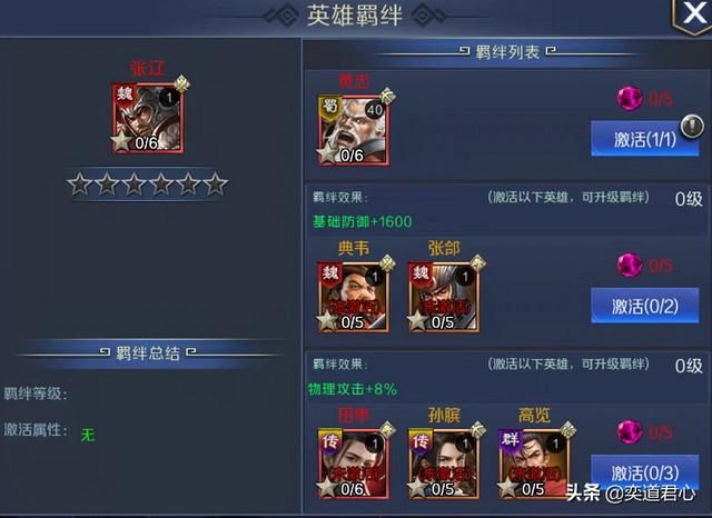 帝王之路张辽英雄怎么样（张辽属性战法英雄羁绊介绍）