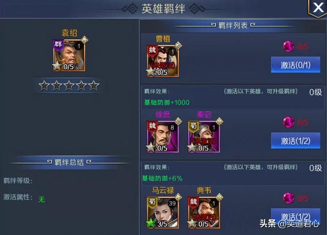 帝王之路袁绍英雄怎么样(袁绍属性战法英雄羁绊介绍)