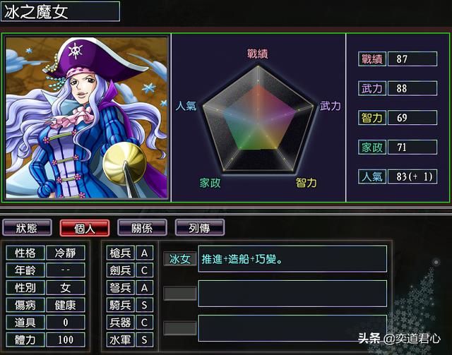 三国志11漫舞春秋白胡子阵营有哪些武将(白胡子全武将一览)