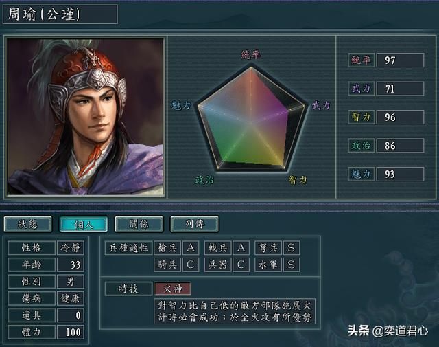 帝王之路周瑜英雄怎么样（周瑜属性战法英雄羁绊介绍）