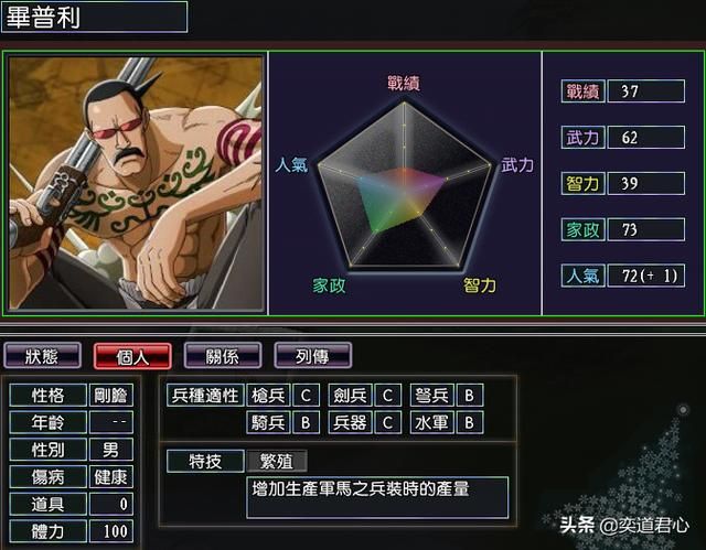 三国志11漫舞春秋冰山阵营有哪些武将(漫舞春秋冰山全武将一览)