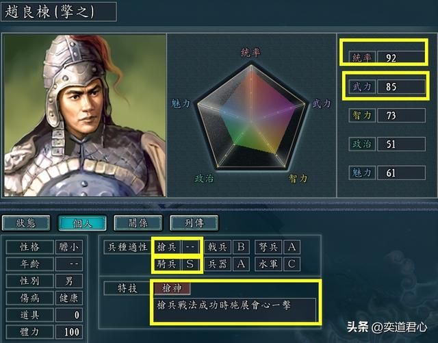 三国志11枪神特技武将有哪些（各MOD八大枪神武将盘点）