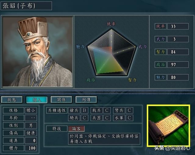 三国志11哪些道具给别人用才能发挥作用（五件需要转增的道具）