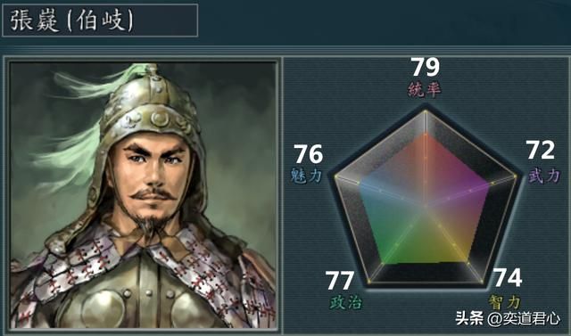 三国志11哪些武将五位属性均衡（二十一个全面发展的武将一览）