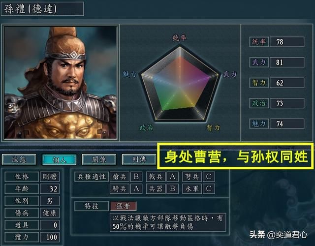 三国志11有哪些姓氏叛徒(六个与敌对君王同姓的武将一览)