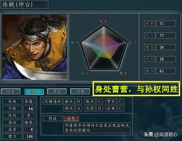 三国志11有哪些姓氏叛徒(六个与敌对君王同姓的武将一览)