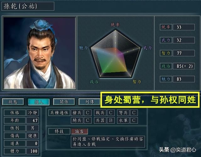 三国志11有哪些姓氏叛徒(六个与敌对君王同姓的武将一览)