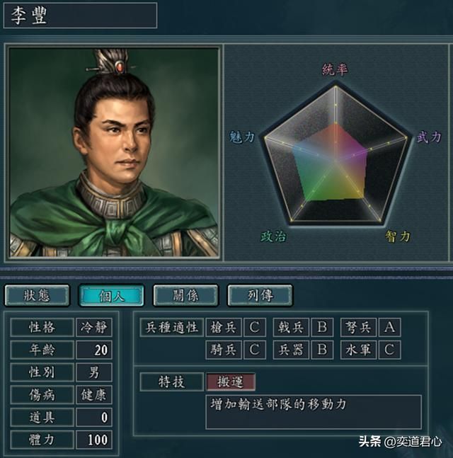 三国志11:这六种武将特技背后,实则暗含对该武将的嘲讽