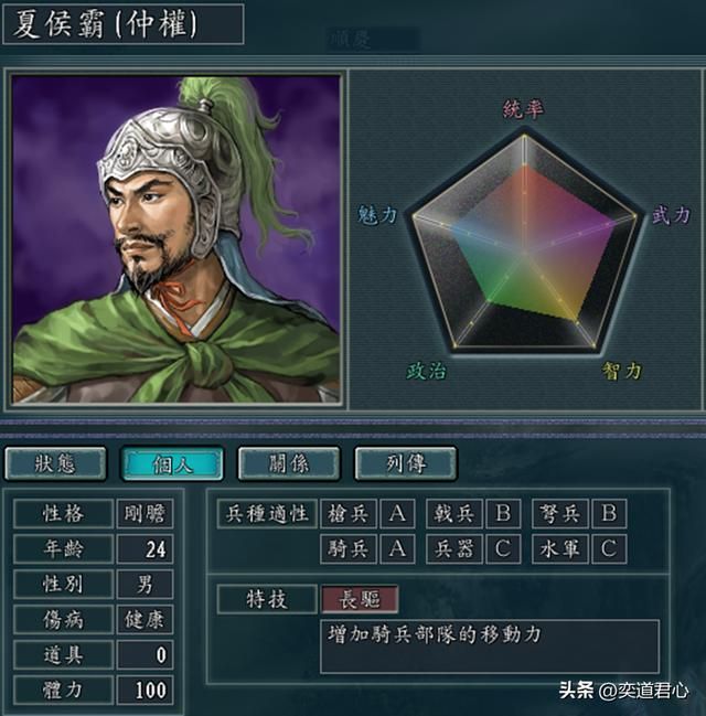 三国志11:这六种武将特技背后,实则暗含对该武将的嘲讽