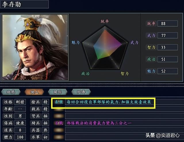 三国志11:这六种武将特技背后,实则暗含对该武将的嘲讽