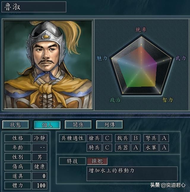 三国志11:这六种武将特技背后,实则暗含对该武将的嘲讽