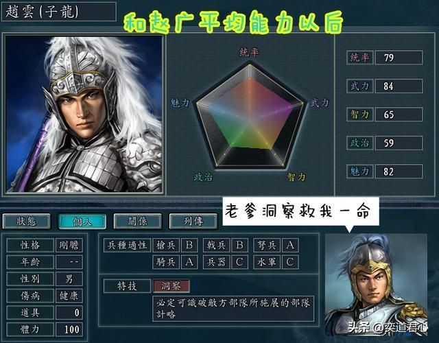 三国志11：如果蜀汉名将和自己的儿子属性平均一下会怎么样？
