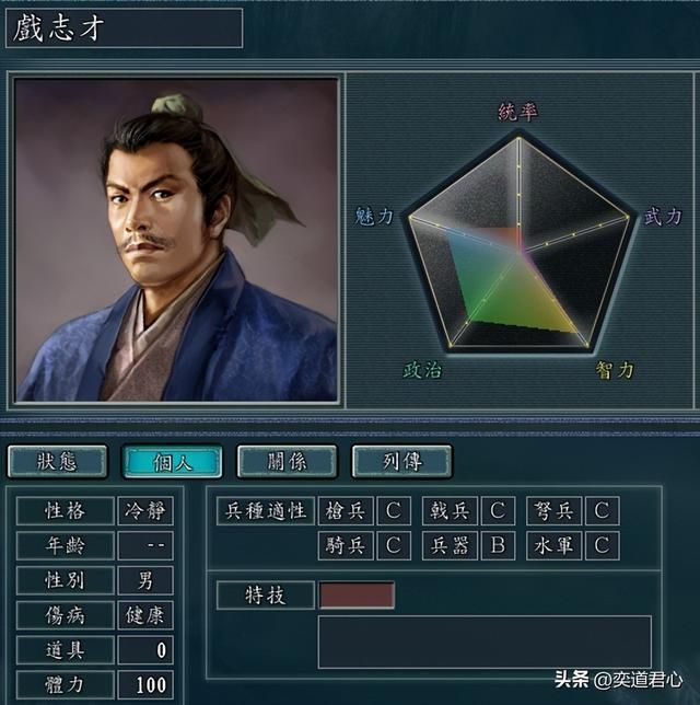 三国志11哪些将领因短命而屈居二线（八个早逝的二线武将盘点）