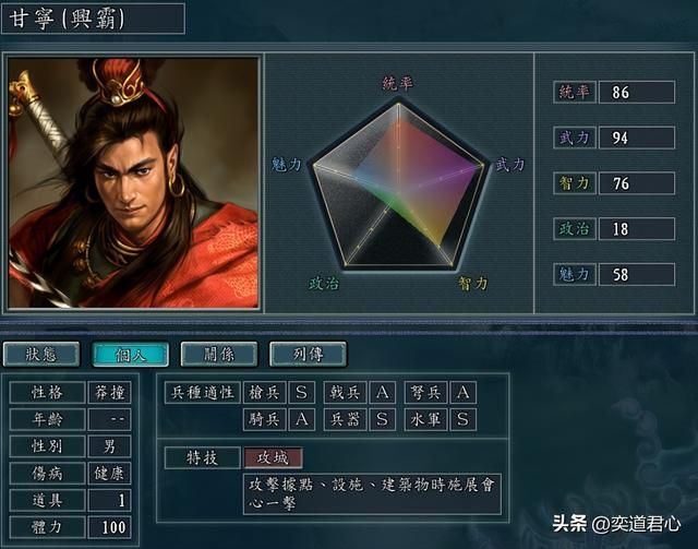 三国志11哪些武将特技该为攻城（真正有资格搭配攻城的九大猛将）