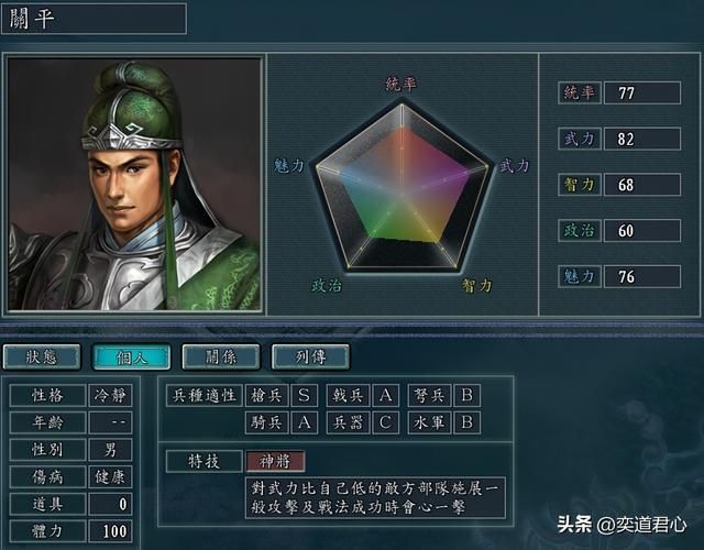 三国志11顶级武将的子嗣谁最像老爸（最适合继承父亲特技的武将）