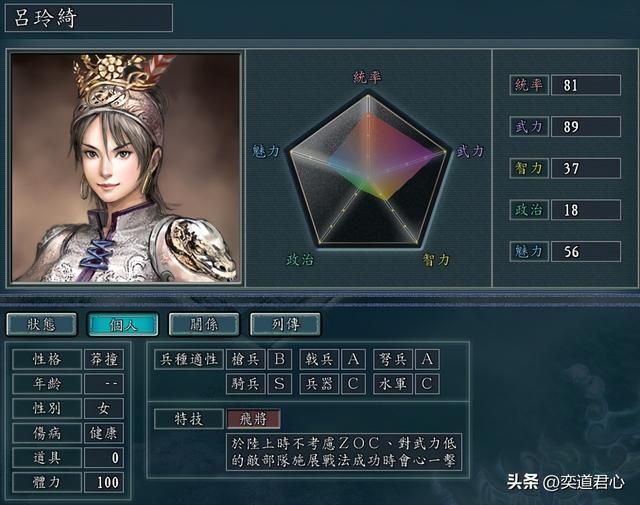 三国志11顶级武将的子嗣谁最像老爸（最适合继承父亲特技的武将）