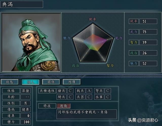 三国志11顶级武将的子嗣谁最像老爸（最适合继承父亲特技的武将）